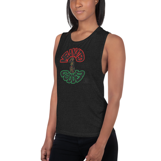 Melanated Goddess Ladies’ Muscle Tank