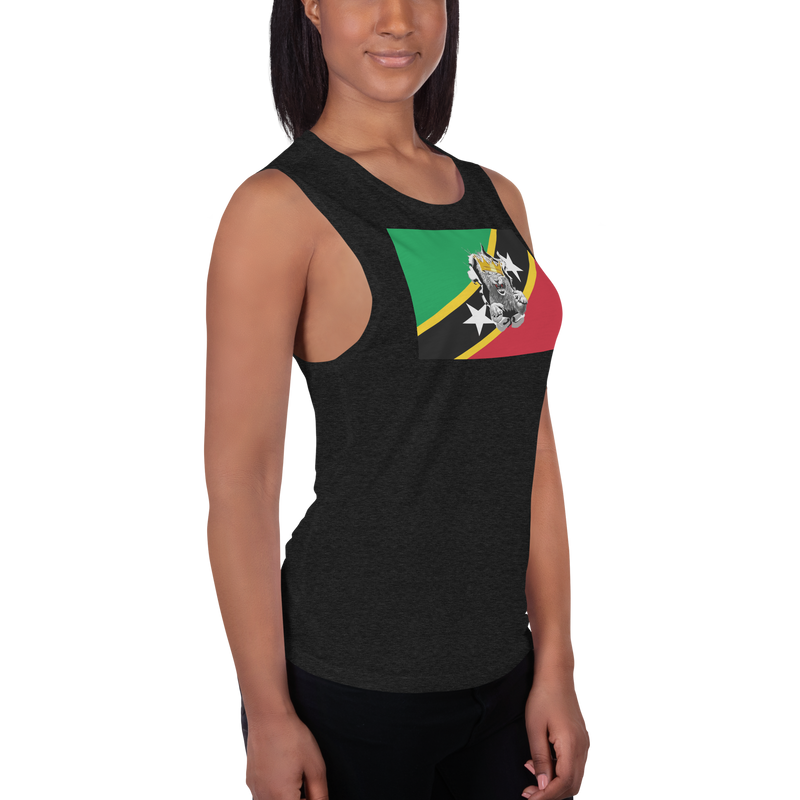 West Indian Lion of Judah Ladies’ Muscle Tank