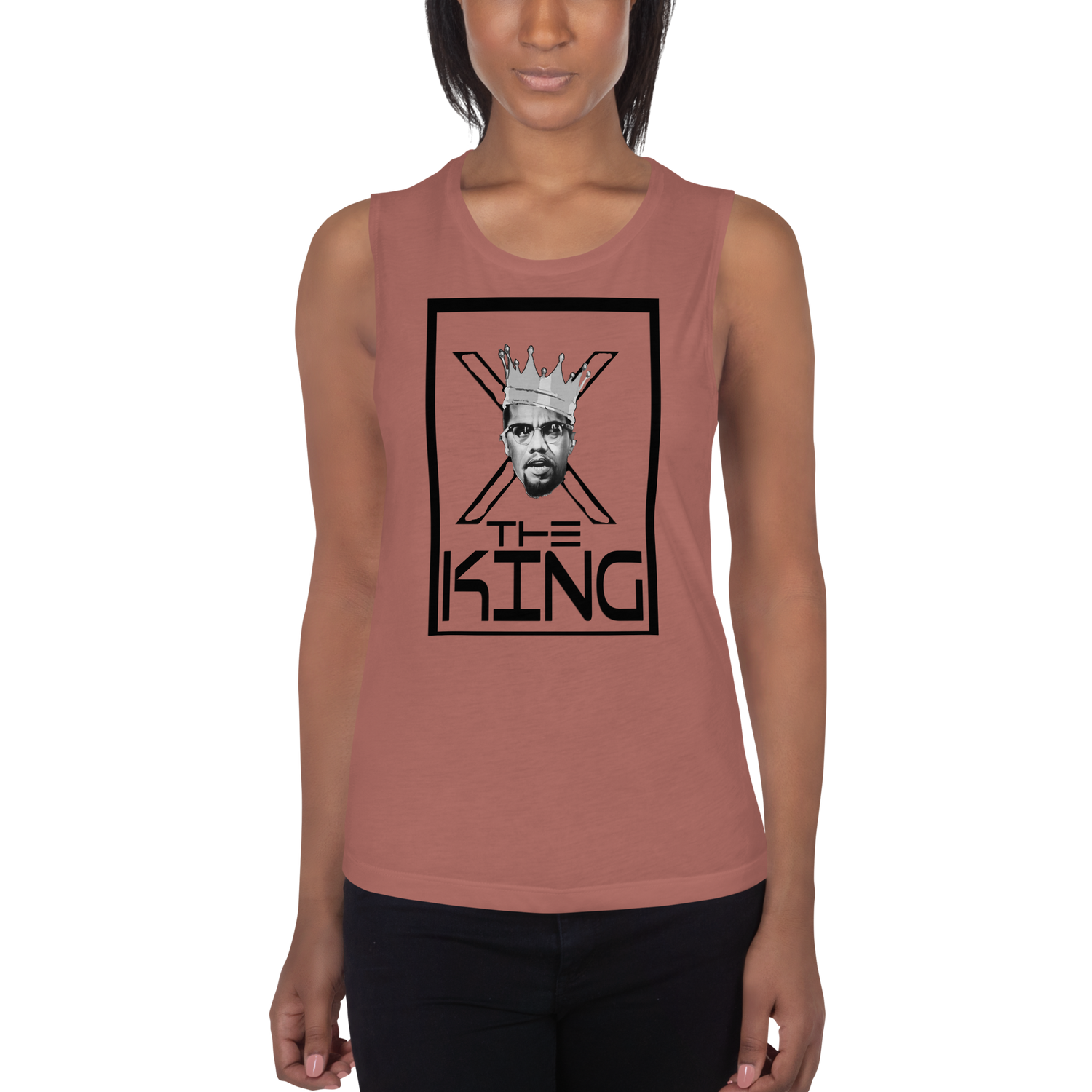 Malcom X Design Ladies’ Muscle Tank