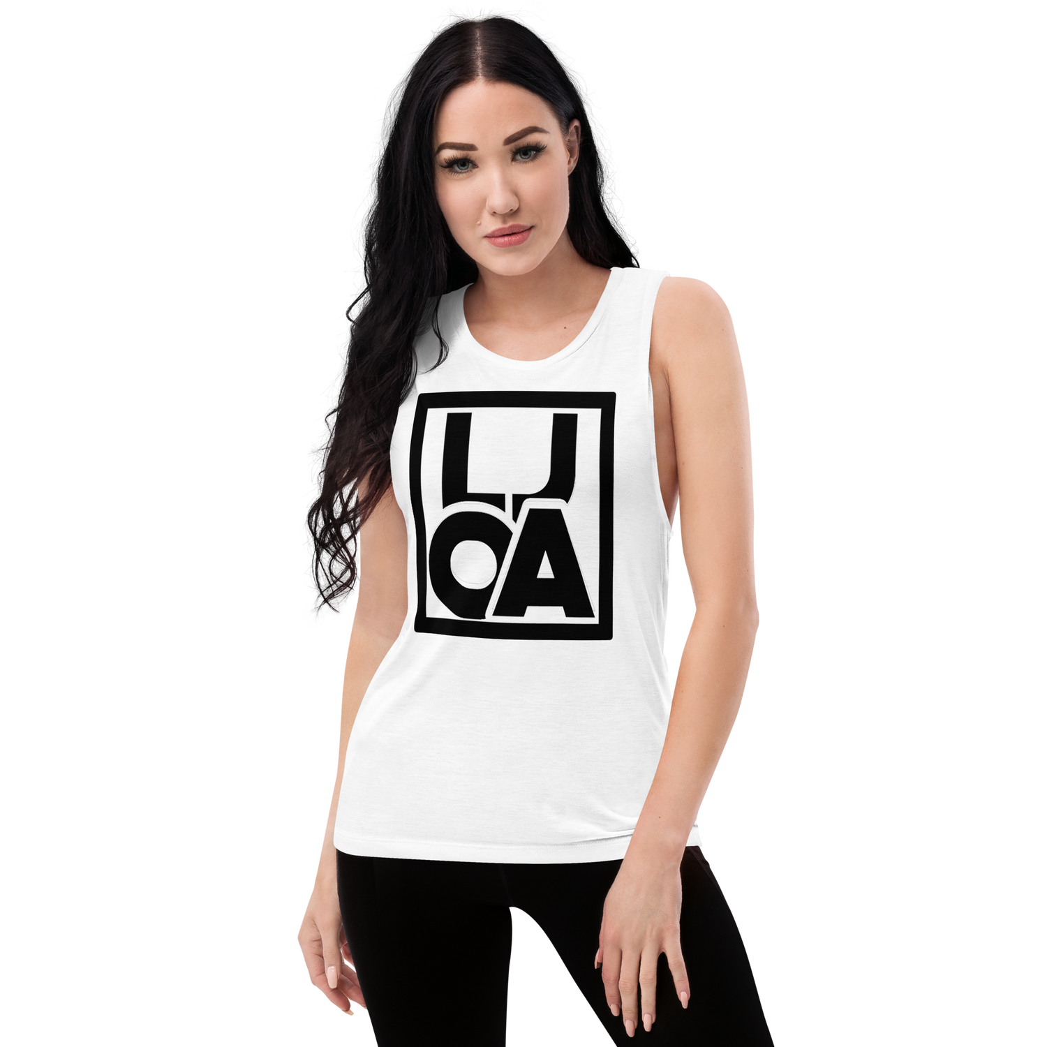 Lion Of Judah Apparel Black new Logo Ladies’ Muscle Tank