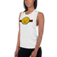 Lion Of Judah (R.B.G) Red Black Green Design Ladies’ Muscle Tank