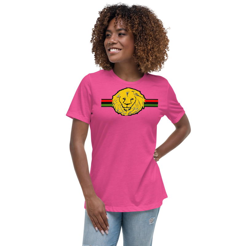 Lion head drawing Women's Relaxed T-Shirt