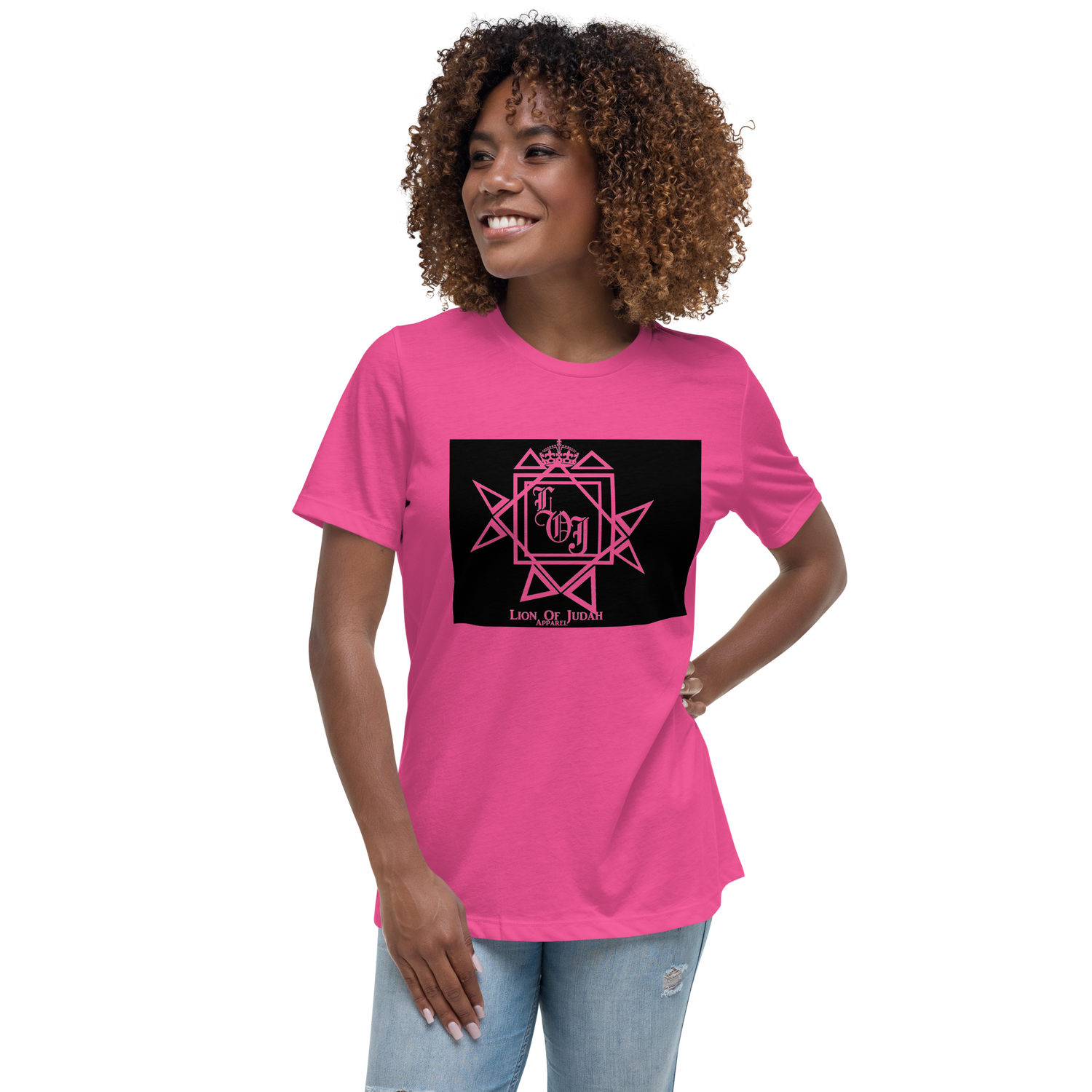 Lion Of Judah Design Women's Relaxed T-Shirt