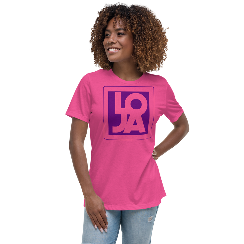 Royal King Purple Lion Of Judah Apparel Logo Women's Relaxed T-Shirt