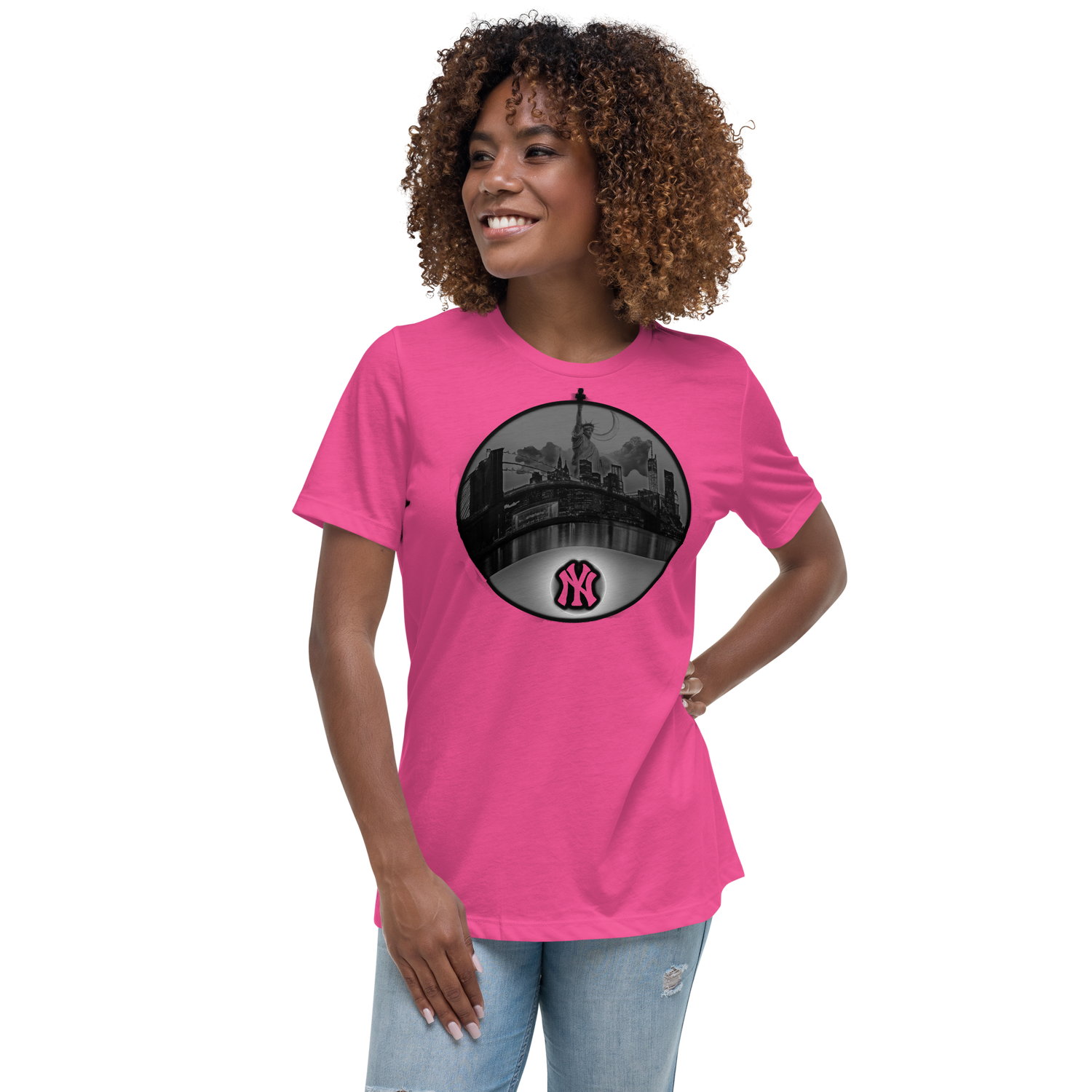 NYC New York City Skyline Women's Relaxed T-Shirt