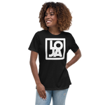 LOJA White Logo Women's Relaxed T-Shirt