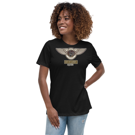Lion Of Judah Wingz Bronze logo Women's Relaxed T-Shirt