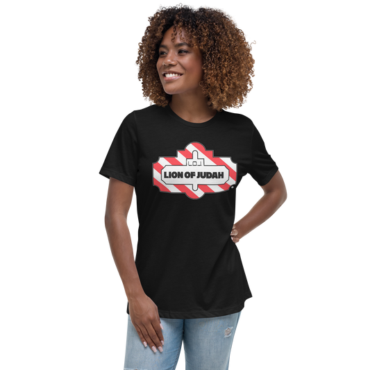 Lion Of Judah TGIF Fridays Wordplay Spinoff Design Women's Relaxed T-Shirt