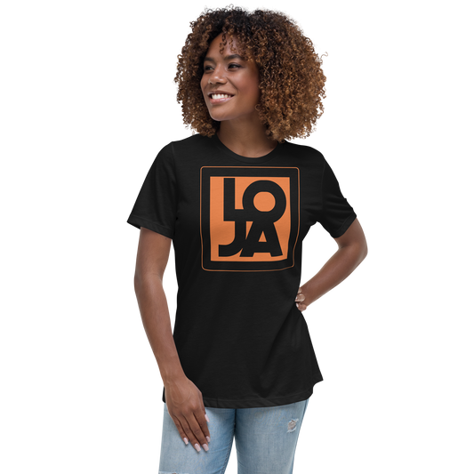 Texas Longhorn Orange Lion Of Judah Apparel Logo Women's Relaxed T-Shirt