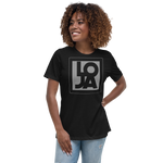 Space Grey Lion Of Judah Apparel Logo Women's Relaxed T-Shirt