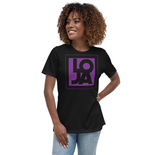 Royal King Purple Lion Of Judah Apparel Logo Women's Relaxed T-Shirt