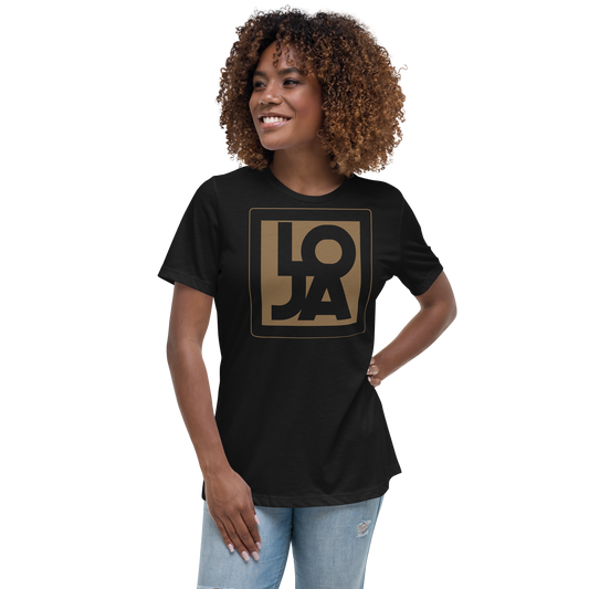 Lion Of Judah Apparel Logo Chocolate Brown Mocha Women's Relaxed T-Shirt