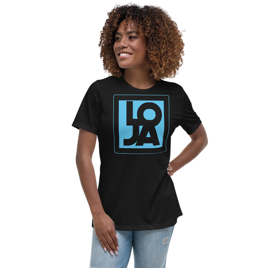 Lion Of Judah Apparel Logo Baby Blue Women's Relaxed T-Shirt