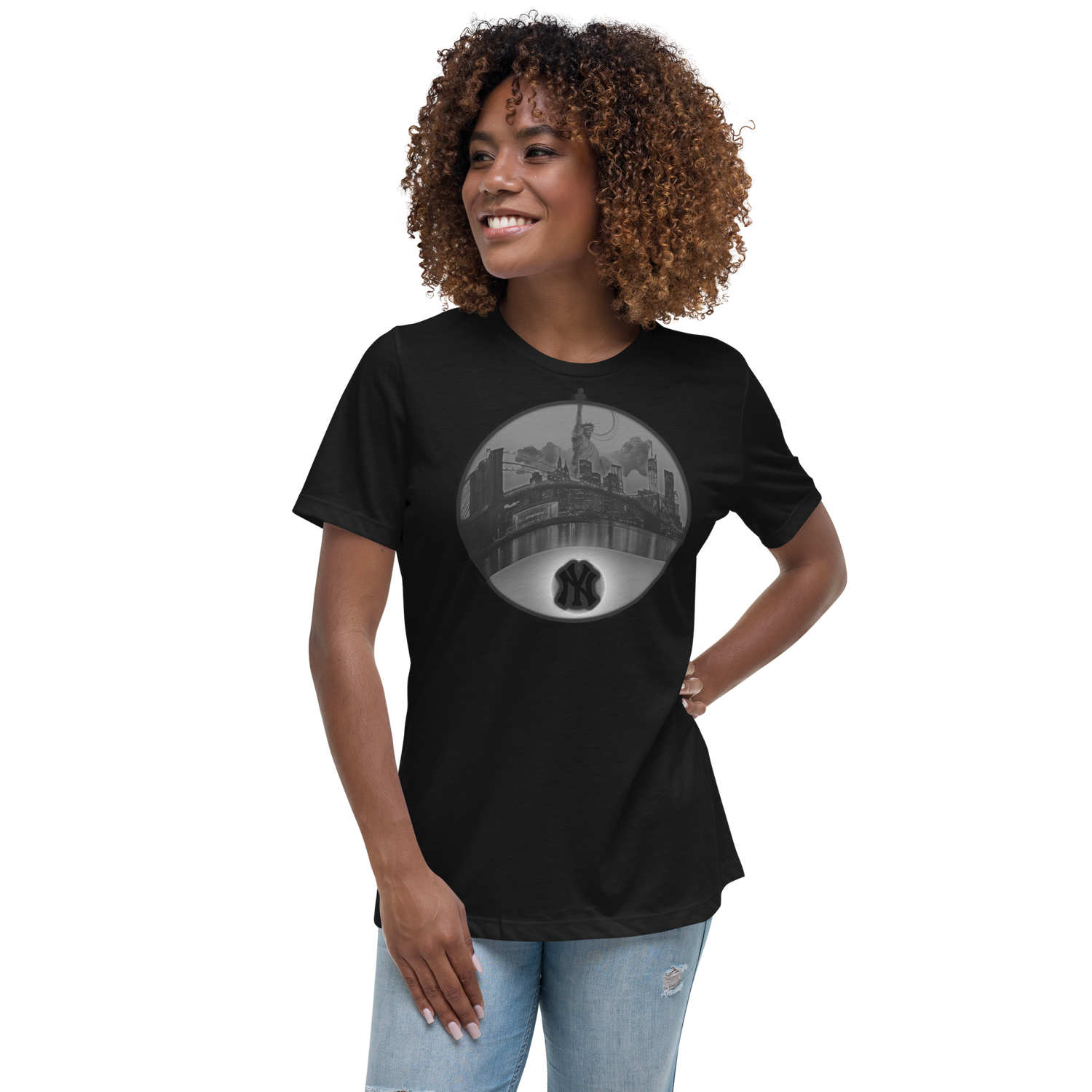 NYC New York City Skyline Women's Relaxed T-Shirt