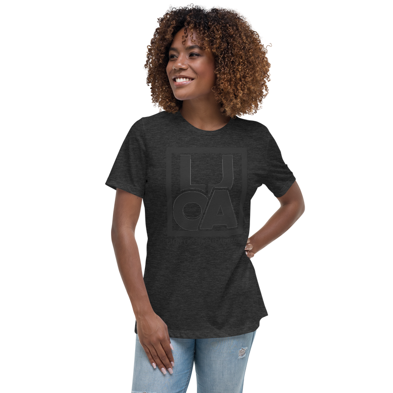 Lion Of Judah Apparel black new logo Women's Relaxed T-Shirt