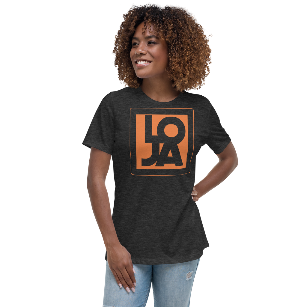 Texas Longhorn Orange Lion Of Judah Apparel Logo Women's Relaxed T-Shirt
