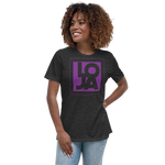 Royal King Purple Lion Of Judah Apparel Logo Women's Relaxed T-Shirt