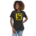 High Energy bright Sun Star Yellow Lion Of Judah Apparel Logo Women's Relaxed T-Shirt