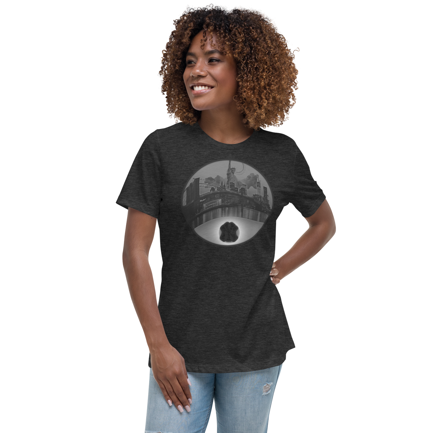 NYC New York City Skyline Women's Relaxed T-Shirt