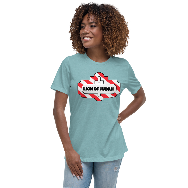 Lion Of Judah TGIF Fridays Wordplay Spinoff Design Women's Relaxed T-Shirt