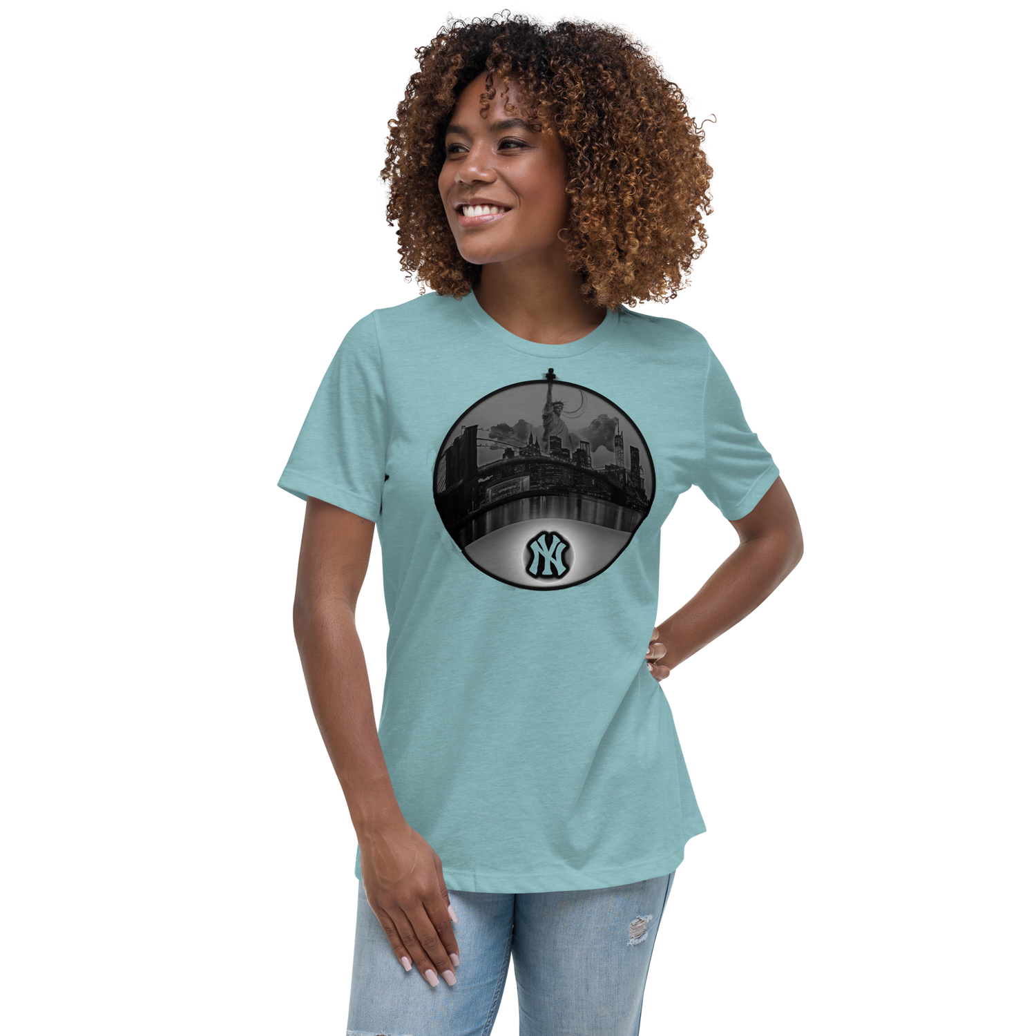 NYC New York City Skyline Women's Relaxed T-Shirt