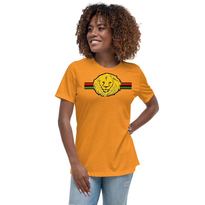 Lion head drawing Women's Relaxed T-Shirt