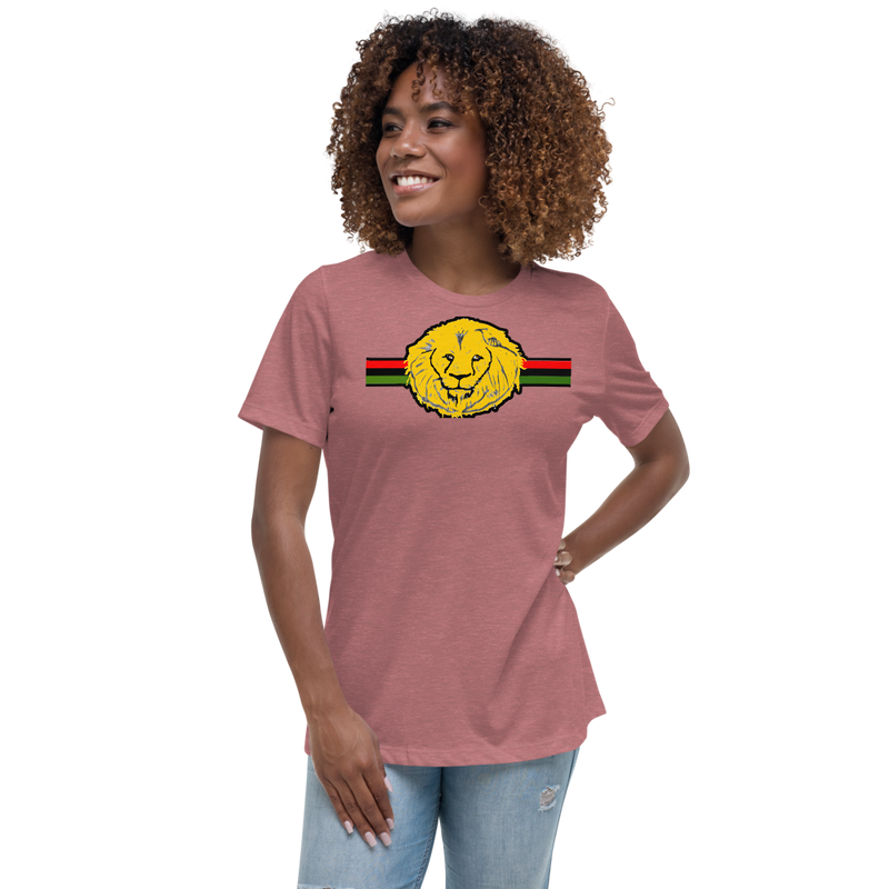 Lion head drawing Women's Relaxed T-Shirt