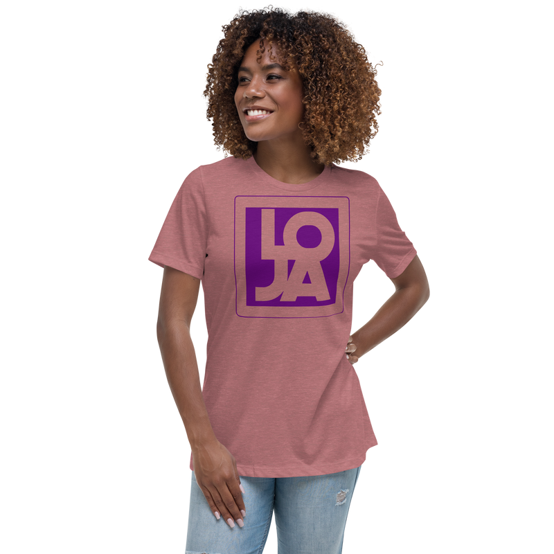 Royal King Purple Lion Of Judah Apparel Logo Women's Relaxed T-Shirt