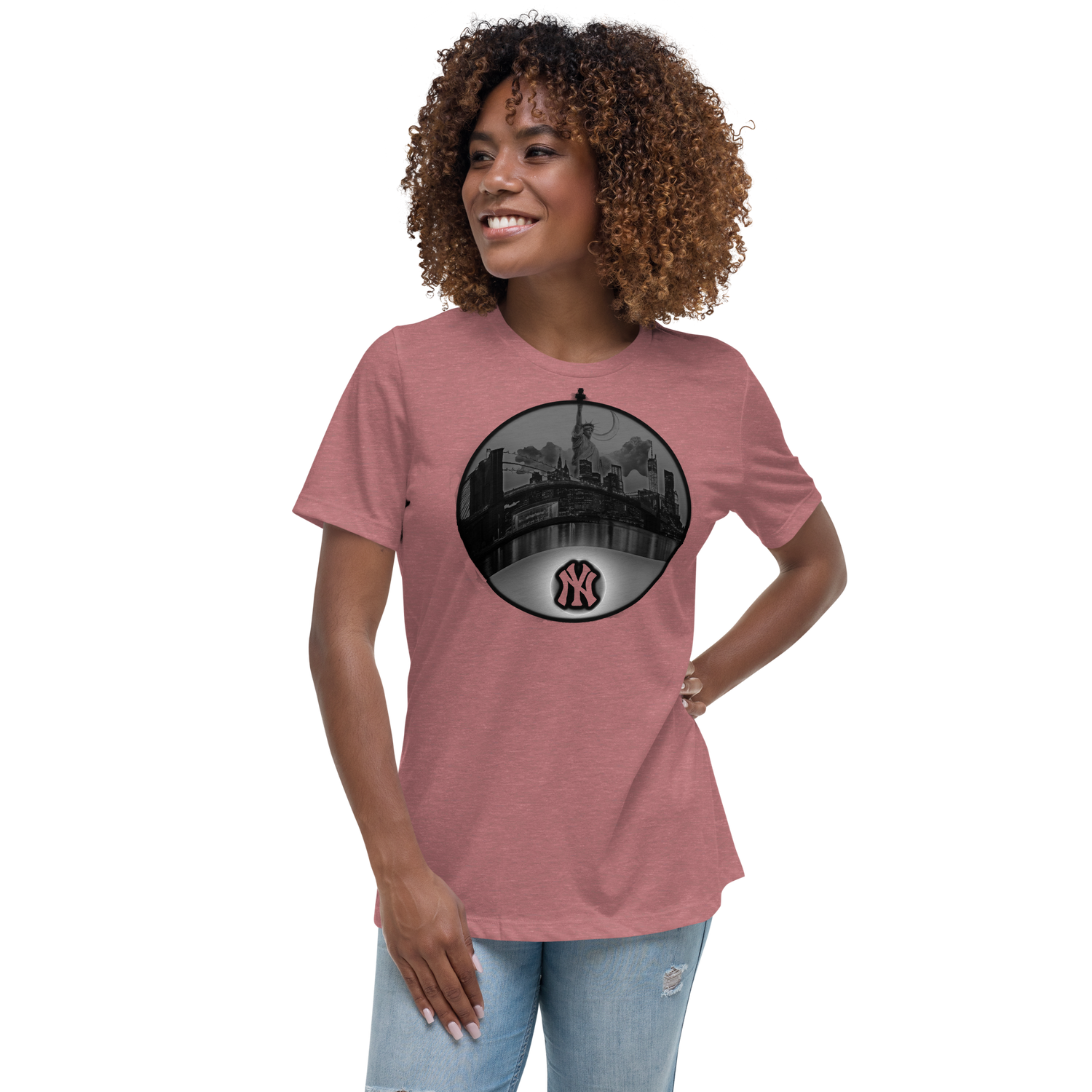 NYC New York City Skyline Women's Relaxed T-Shirt