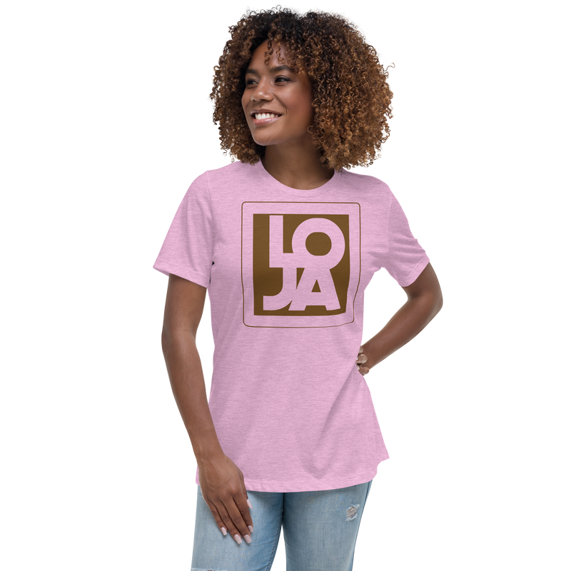 Lion Of Judah Apparel Logo Chocolate Brown Mocha Women's Relaxed T-Shirt