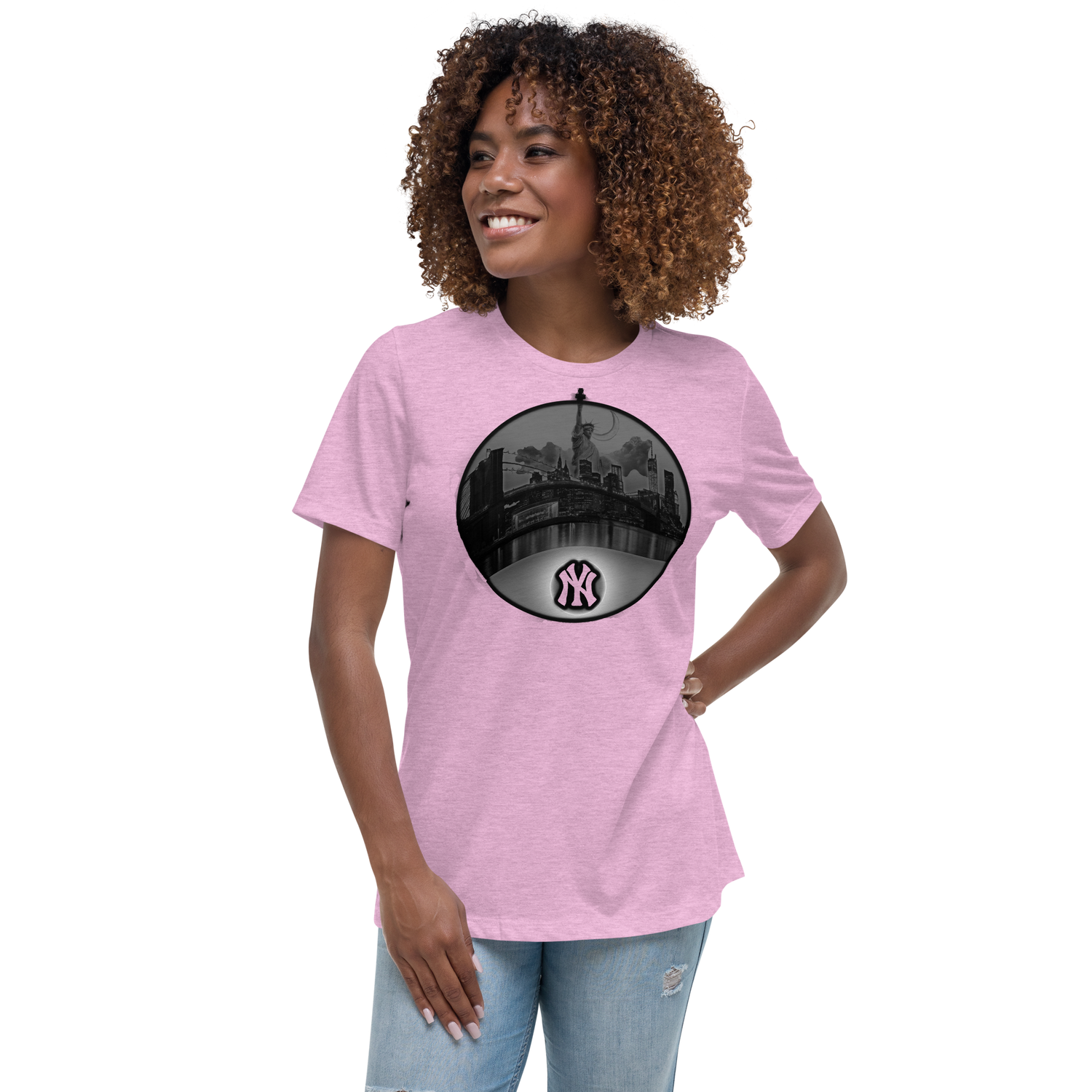 NYC New York City Skyline Women's Relaxed T-Shirt