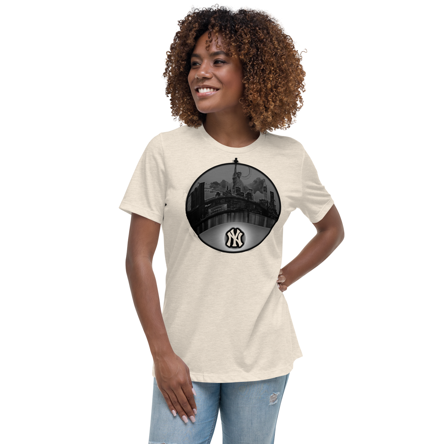 NYC New York City Skyline Women's Relaxed T-Shirt