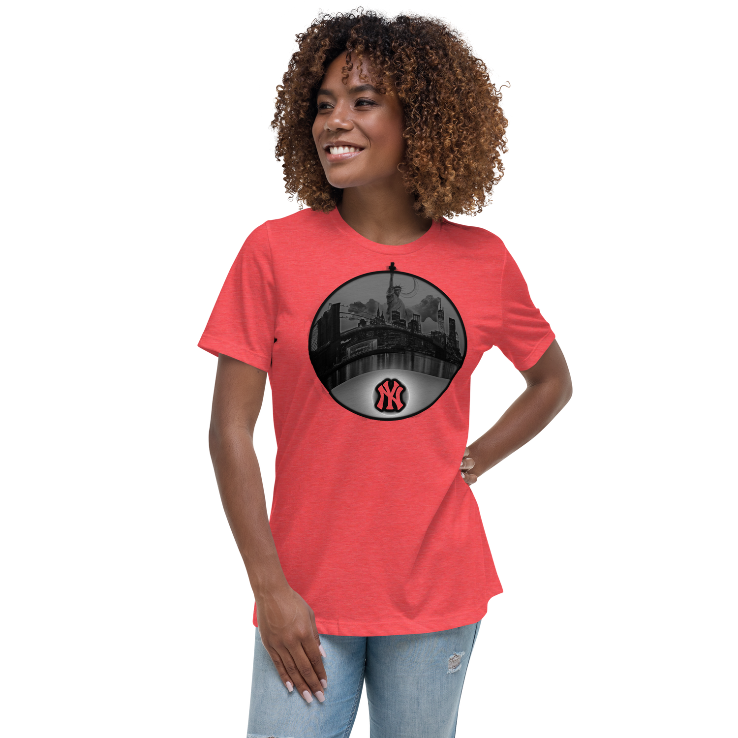 NYC New York City Skyline Women's Relaxed T-Shirt