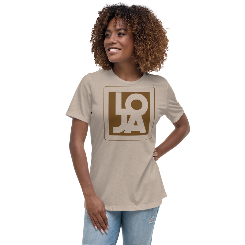 Lion Of Judah Apparel Logo Chocolate Brown Mocha Women's Relaxed T-Shirt