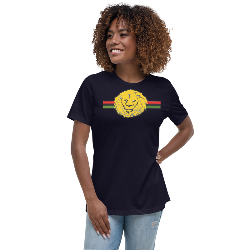 Lion head drawing Women's Relaxed T-Shirt