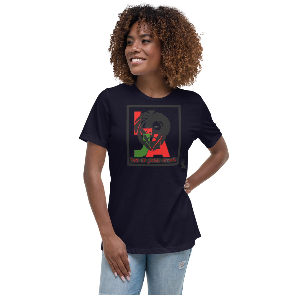 Lion Of Judah Apparel (L.O.J.A.) Design Women's Relaxed T-Shirt