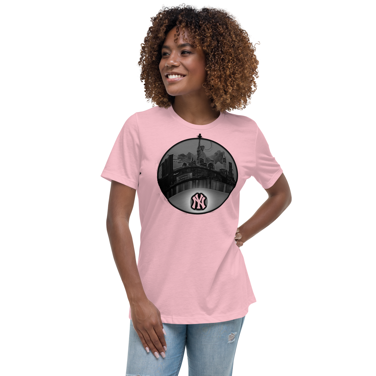 NYC New York City Skyline Women's Relaxed T-Shirt