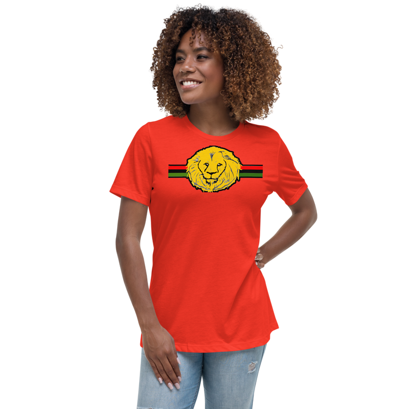 Lion head drawing Women's Relaxed T-Shirt