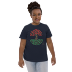 Melanated Goddess Design Youth jersey t-shirt
