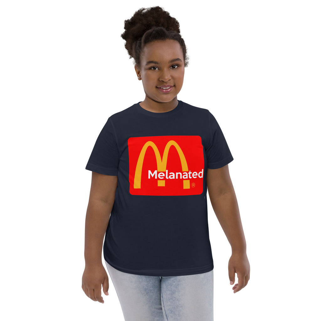 McDonalds Melanated logo Youth jersey t-shirt