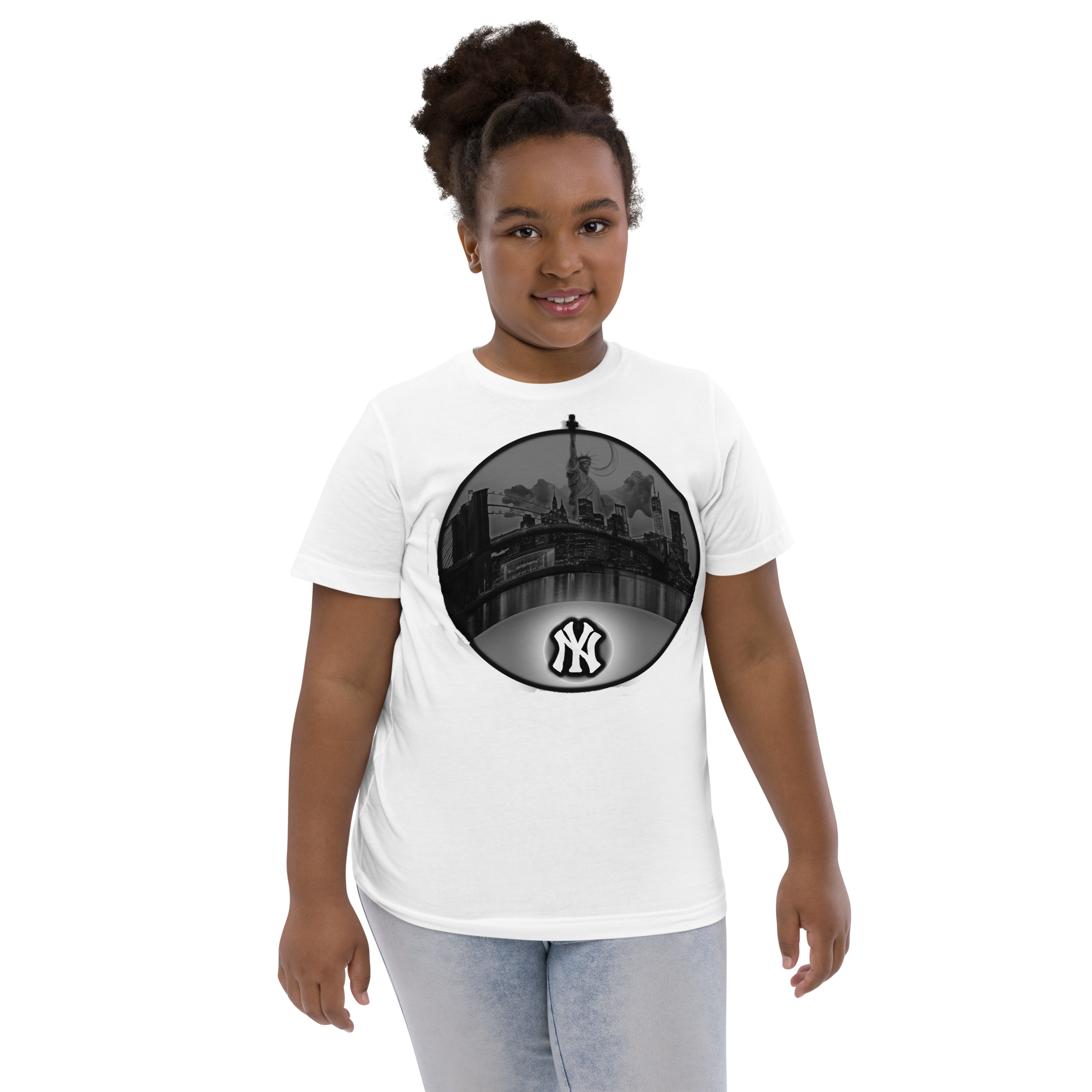NYC New York City Skyline Youth jersey t-shirt